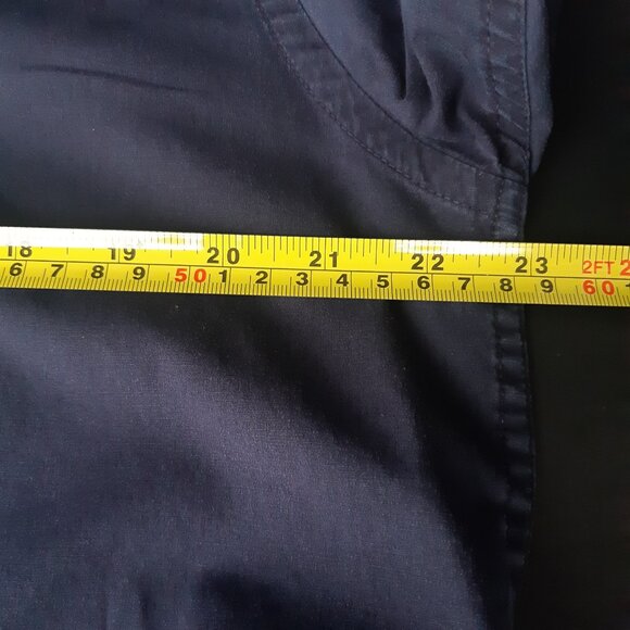 GAP Stretch SZ L Navy Blue Cotton Men's Button Up Shirt ⚡️BUY 3 for $55⚡️ - Picture 8 of 12